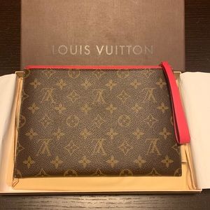 Louis Vuitton Pallas monogram clutch wallet